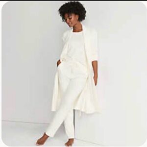 NWT Lands' End Women's 3 piece Pajama Set Robe, Tank, Pants 1X